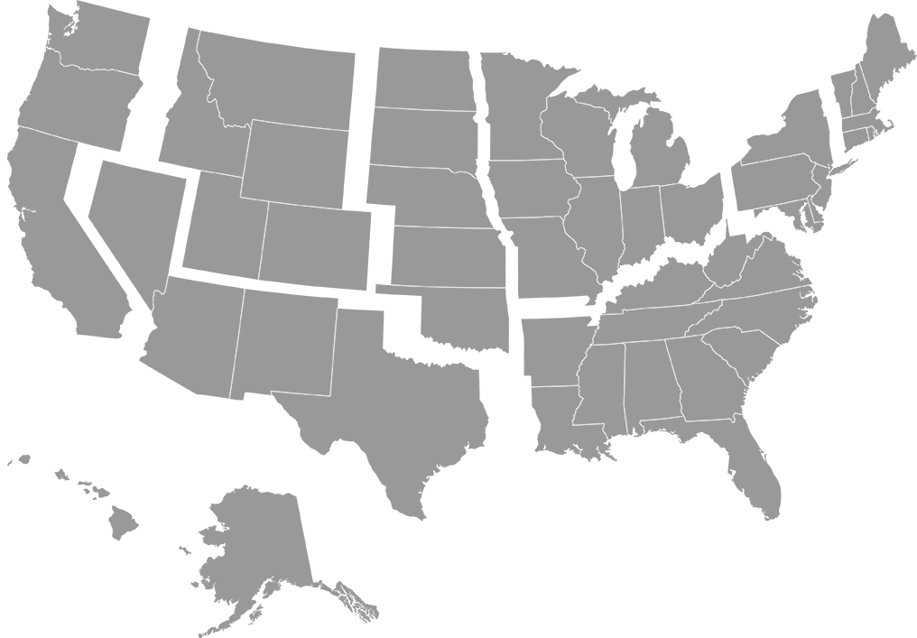 Map of the United States EPA Data is pulled from