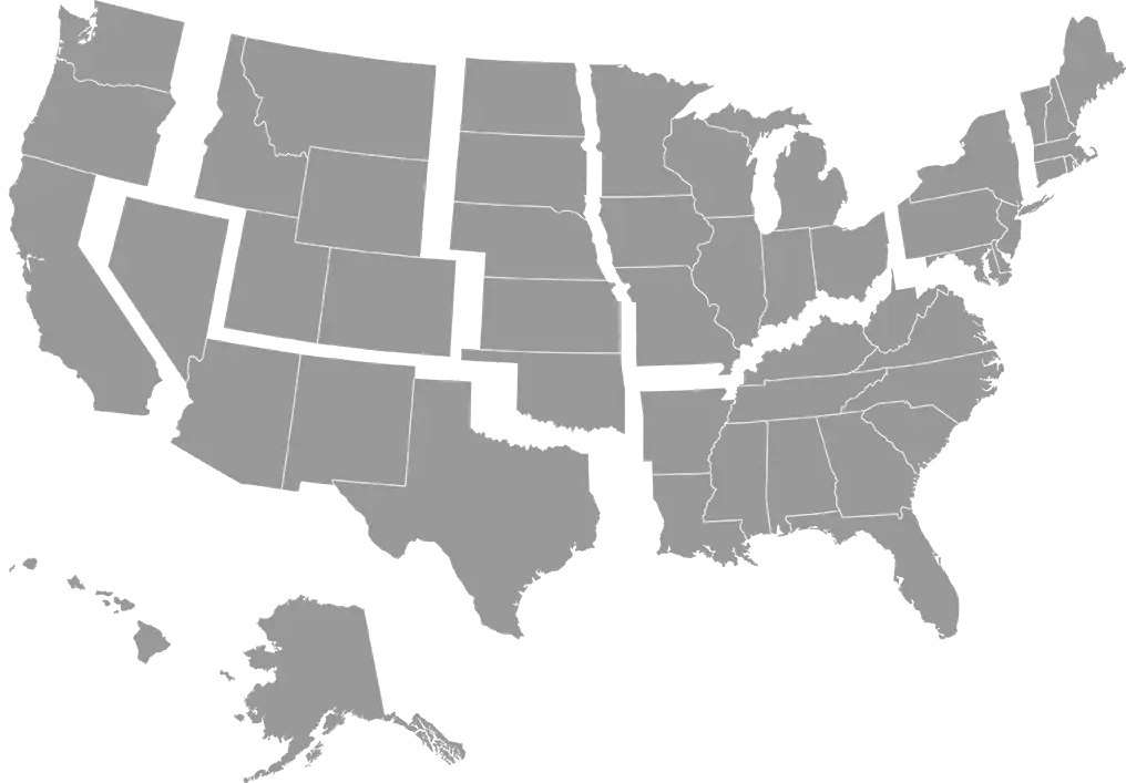 Map of the United States EPA Data is pulled from